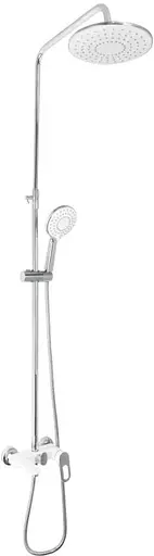 Душевая система универсальная Lidz Latwa 1030, White (k35) LDLAT1030WHI45427 - фото 1