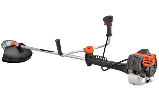 Бензиновая мотокоса GTM CN520FAV с пильным диском, ножом и косильной головкой - фото 2