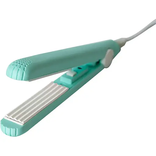 Мини дорожная плойка гофре, мелкий гофре для прикорневого объема волос керамика - фото 1