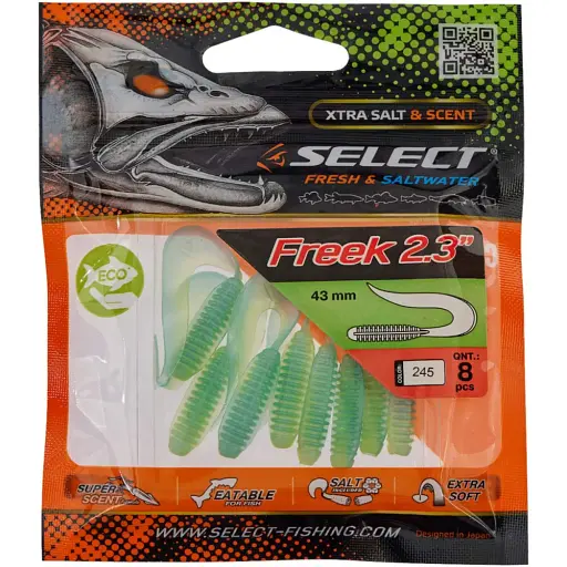 Силікон Select Freek 2.3" #245 (8 шт/уп) - фото 2