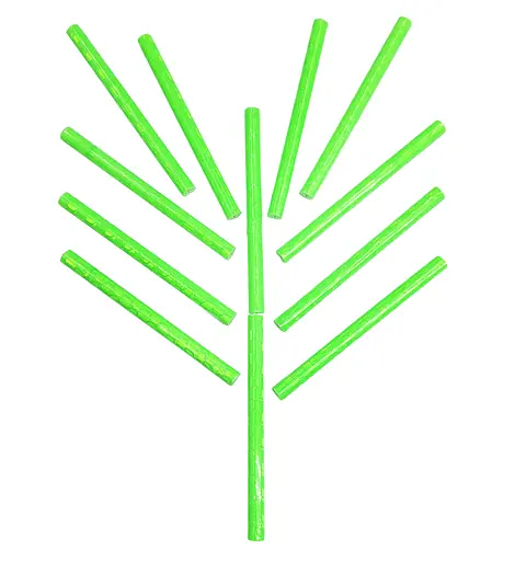 Светоотражатели на спицы колеса велосипеда 12 шт салатовый (G00010405)