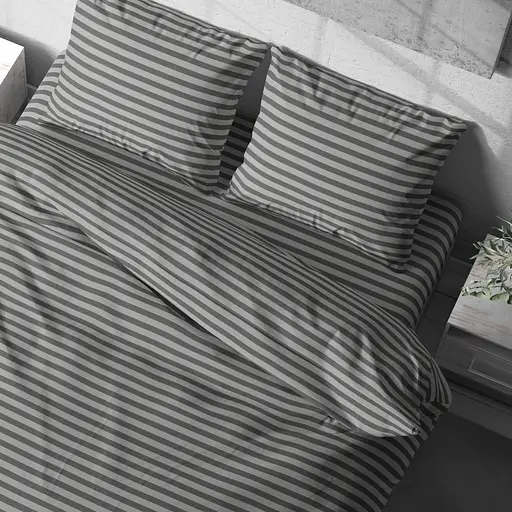 Комплект постельного белья LeLit Двуспальный 180х215 см бязь B-1249/2 серый (le2000000341217) - фото 6