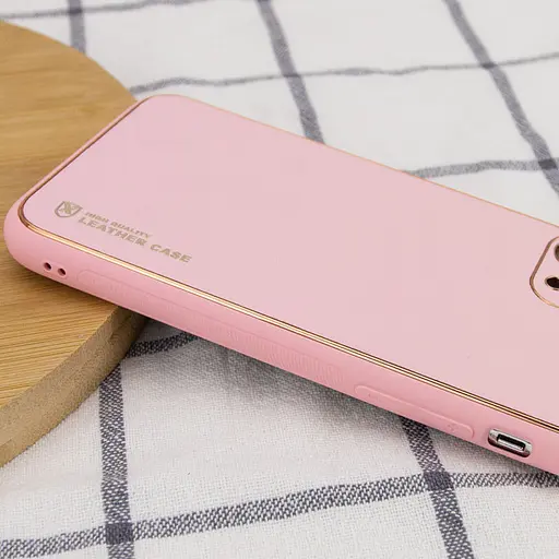 Шкіряний чохол Epik Xshield для Apple iPhone 14 Plus 6.7 Рожевий/Pink - фото 3