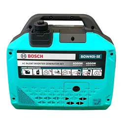 Інверторний бензиновий генератор Bosch BGW40i-SE 4.0/4.5 кВт, 220В, Дисплей +Електростартер