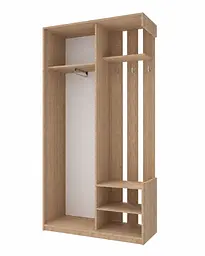 Передпокій Doros City One Door Дуб Cонома 1 Дзеркало 110х45х210 (44900083)