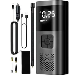 Портативний компресор Wireless Pump 12В ST5509D ∙ Багатофункціональний портативний Wireless Pump компресор