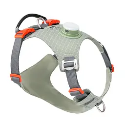Шлея для собак Truelove TLH6771 з LED-підсвічуванням і тримачем для GPS-трекера Зелений, XL - мініатюра 1