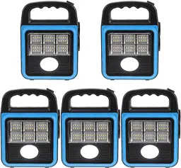 Фонарь-прожектор USB з сонячною панеллю та павербанком Solar LED light HS-8020 - мініатюра 5