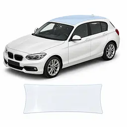 Антигравійна захисна бронеплівка за лекалами для BMW 1 Series F20 facelift 2015-2019 - зона даху