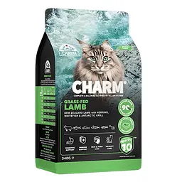 Сухий беззерновий корм для котів Charm Grass-Fed Lamb Чарм холістик, Ягня вигодуване на траві 340 г (1001546)
