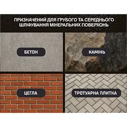 Диск алмазний Alloid Building Tools Advanced Segment шліфувальний 125 мм (DG-3125AS) - мініатюра 10