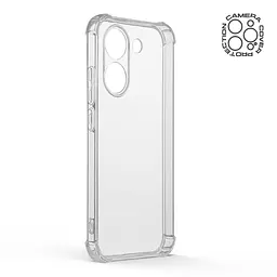 Прозрачный чехол для Xiaomi Poco X8 Pro 5G с защитой камеры и усиленными бортами, тонкий, силиконовый, бесцветный, ударопрочный, противоударный бампер с закрытой камерой, ArmorStandart (ARM90700) - мініатюра 2