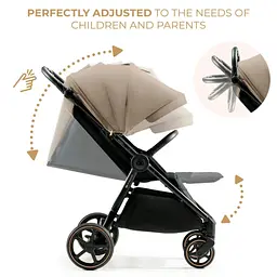 Коляска Kinderkraft Mitzy Linen Beige (KSMITZ00BEG0000) (5902533924356) - мініатюра 8