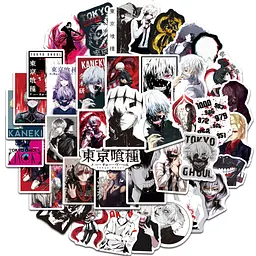 Стікерпак Токійський Гуль Набір наклейок GeekLand Tokyo Ghoul 50 штук