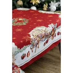 Скатертина гобеленова Прованс Present з люрексом 135 x 220 см (41739) - мініатюра 2