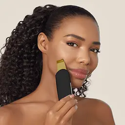 Мікрострумовий скрабер для шкіри та усунення чорних точок GESKE MicroCurrent Skin Scrubber & Blackhead Remover 9 в 1 сірий - мініатюра 7