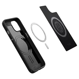 Протиударний чохол для iPhone 13/14 Spigen Core Armor MagSafe MagFit Black ACS04676 - мініатюра 5
