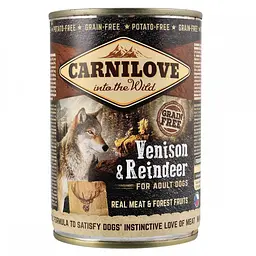 Вологий корм для собак Carnilove Venison & Reindeer 400 г (оленина) - мініатюра 2