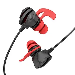 Навушники вакуумні Hoco M105 ігрові Jack 3.5, 1.2м, black - мініатюра 3