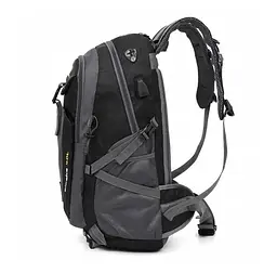 Рюкзак спортивний для ноутбука 17.4 Voltronic Alaska 40L 52x31x23cm Black - мініатюра 2