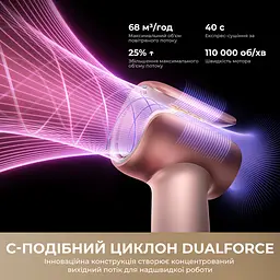 Фен MOVA Aero C Mist Pink (AMSU10-PK) - мініатюра 10
