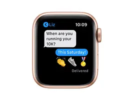Смарт-годинник Apple Watch Series 6 44mm Gold Aluminum Case with Pink Sand Sport Band (M00E3) - мініатюра 4