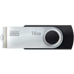 USB флеш накопичувач Goodram 16GB Twister Black USB 3.0 (UTS3-0160K0R11) - мініатюра 2