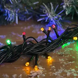Гірлянда XPRO Xmas LED 100L 3.3 Line M-2 MULTI 10 м, вулична + з'єднання (47654-8108_398) - мініатюра 11