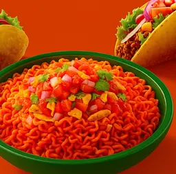 Локшина швидкого приготування Samyang Buldak Taco Chicken Flavor Ramen 135г - мініатюра 4