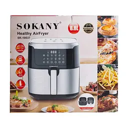 Аерофритюрниця безмасляна Sokany SK-10037 8.8л електрична сенсорне керування та таймер 1200Вт - мініатюра 10