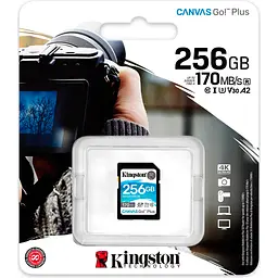 Карта пам'яті Kingston SDXC Canvas Go! Plus 256GB Class 10 UHS-I U3 V30 [SDG3/256GB] [100868] - мініатюра 3