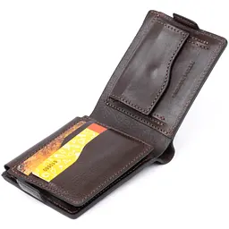 Чоловічий шкіряний гаманець GRANDE PELLE 9х11,5х3 см acs0015037 - мініатюра 6