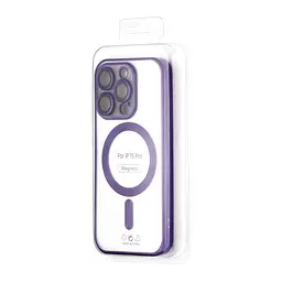 Чохол Ductil Metallic Edge with MagSafe (Protected Camera & Lens) iPhone 14 Pro Deep Purple - мініатюра 2