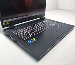 Ноутбук Acer 17 Nitro 5 17.3" FHD 144Hz/Intel Core i5 12450H/16Gb/SSD 512GB/RTX 4050 6GB/Windows (NH.QLGAA.001old)Refurbished - мініатюра 2