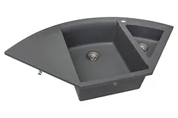 Кухонна мийка гранітна Miraggio Europe gray 1100x575x205 00207306, Сірий - мініатюра 2