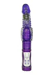 Вібратор-кролик Boss Series Rabbit Massager 24.5 см фіолетовий - мініатюра 2