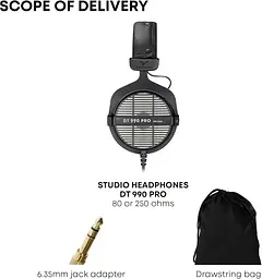 Навушники Beyerdynamic DT 990 Pro/80 ohms Grey - мініатюра 6