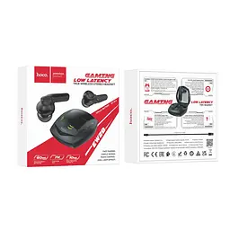 Ігрова бездротова гарнітура Hoco EW28 Magic TWS LED BT v5.3 Black (29855_2350546) - мініатюра 2