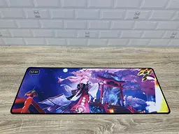 Великий килимок для мишки WorkPlaceShop Anime Genshin Impact Яе Міко 1000 x 500 мм