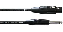 Микрофонный кабель Jack 6.3 — XLR Female 10м Cordial CIM 10 FP - мініатюра 1