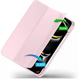 Чохол-книжка CDK для Apple iPad Pro 12.9" 4gen 2020 екокожа/силікон Smart Case cлот стилус(017899) pink - мініатюра 2