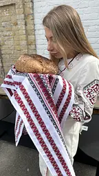 Ранер-рушник Ecotton Етно 35x150 см в українському етно-стилі білий (25324) - мініатюра 7