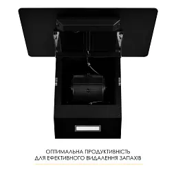 Витяжка декоративна похила Weilor Aura Wds 53 Black - мініатюра 6
