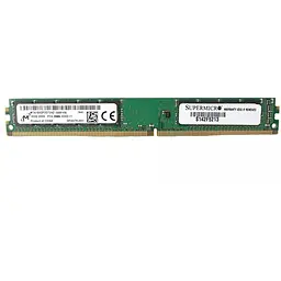 Оперативна пам'ять Micron DDR4 16GB 2666MHz VLP 2Rx8 PC4-21300, ECC Unbuffered Б/В