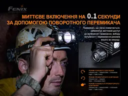 Пошуковий налобний ліхтарик Fenix HP30R V2.0 3000лм 270м 2х21700 IP66 - мініатюра 5