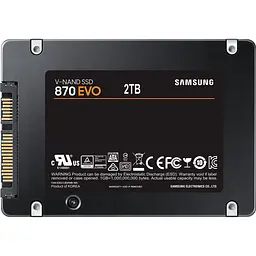 SSD накопичувач Samsung 870 EVO 2 TB [MZ-77E2T0BW] [102201] - мініатюра 2