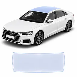 Антигравійна захисна бронеплівка за лекалами для Audi A8 D5 2017-2021 - зона даху