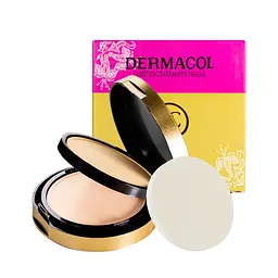 Пудра для обличчя 2 тони Dermacol Foundation Studio Fix 2 in1 №2 Бежевий/рожево-бежевий