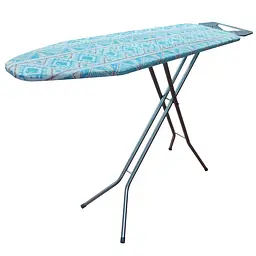 Дошка для прасування Casa Si Ben 110x30 Silver Blue Ornament (CS98090G323) - мініатюра 2