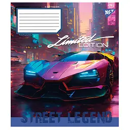 Зошит Yes Street legend А5, 12 аркушів в лінію (767903)  